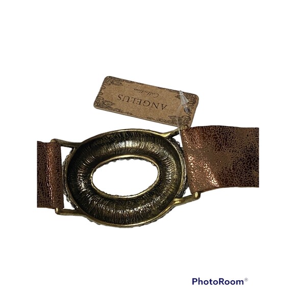 Angelus Collection Rhinestone Donut Adjustable Statement Bracelet NWT Boho Bling - Picture 6 of 8